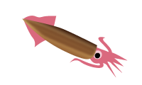 ムギイカのイラスト